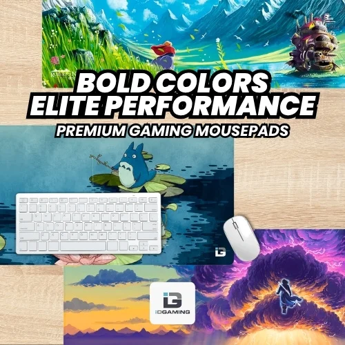 Premium gaming mousepads — IDGaming x Syntetyc